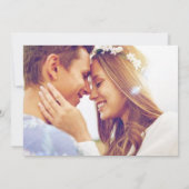 写真カジュアルビーチ結婚式 セーブザデート (裏面)