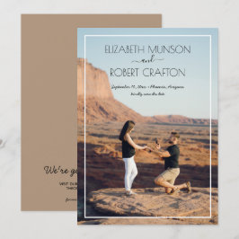 写真カジュアル結婚式の日付の保存 セーブザデート