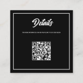 写真カジュアルQRコード エンクロージャーカード (正面)