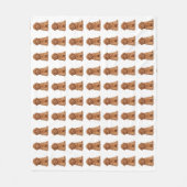 写真カスタマイズでパーソナライズ フリースブランケット (正面)