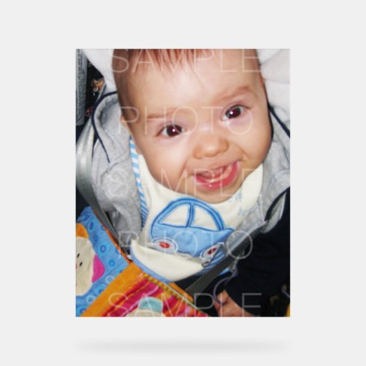 写真カスタマイズと一緒に アクリルサイン (正面)