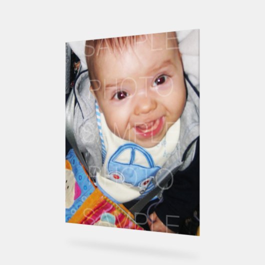 写真カスタマイズと一緒に アクリルサイン (傾斜)