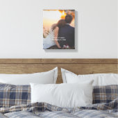 写真カスタマイズのパーマ結婚ナリ キャンバスプリント (インサイチュ (寝室))