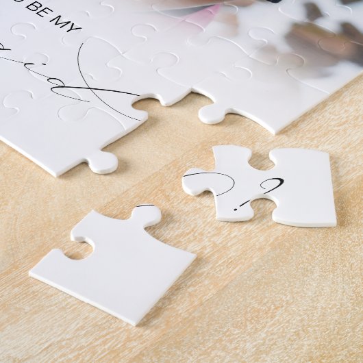 写真カスタマイズは私の花嫁のメイドになる ジグソーパズル (側面)