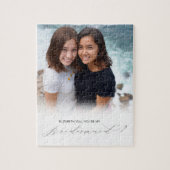 写真カスタマイズは私の花嫁のメイドになる ジグソーパズル (縦)