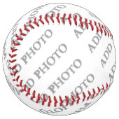 写真カスタマイズまたはアートワークに名前を追加 ソフトボール (正面左)