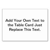 写真カスタマイズまたはアートワークに名前を追加 テーブルナンバー (正面)