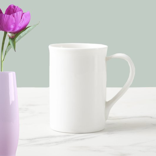 写真カスタマイズまたはアートワークに名前を追加 ボーンチャイナマグカップ