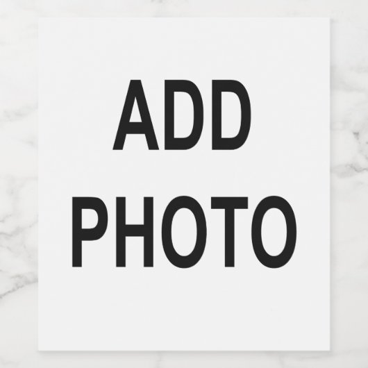 写真カスタマイズまたはアートワークに名前を追加 ワインラベル (シングルラベル)