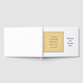 写真カスタマイズやアートを追加する ゲストブック (全面)