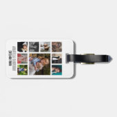 写真カスタマイズコラージュ ラゲッジタグ (裏面横)