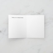 写真カスタマイズハッピーバースデーカード サンキューカード (内部)