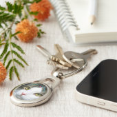 写真カスタマイズペットキャット/ドッグロス記念キーチェーン キーホルダー (側面)