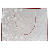 写真カスタマイズメリークリスマスリース ラージペーパーバッグ (裏面)