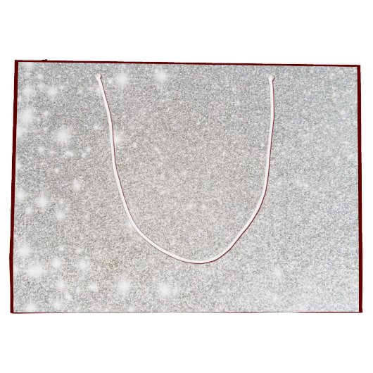 写真カスタマイズメリークリスマスリース ラージペーパーバッグ (裏面)