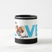 写真カスタマイズラブエレガンスインスパイアマグ マグカップ (中央)