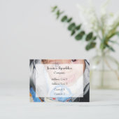 写真カスタマイズ付き名刺 名刺 (スタンド正面)