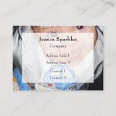 写真カスタマイズ付き名刺 名刺 (正面)