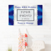 写真カスタマイズ付き誕生日バナー 横断幕 (インサイチュ)