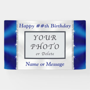 写真カスタマイズ付き誕生日バナー 横断幕