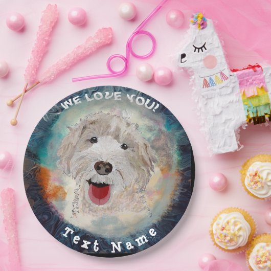 写真カスタマイズ付き ペーパープレート (パーティー)