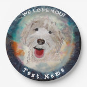 写真カスタマイズ付き ペーパープレート (正面)