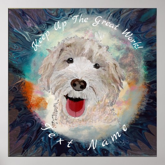 写真カスタマイズ付き ポスター (正面)