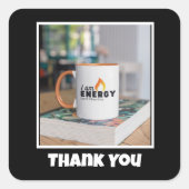 写真カスタマイズ四角ステッカー スクエアシール (正面)