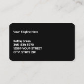 写真カスタマイズ爪、 ネイル技術 名刺 (裏面)