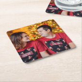 写真カスタマイズ スクエアペーパーコースター (アングル)