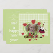 写真カスタマイズMerry Christmas Cardの追加 シーズンカード (正面/裏面)