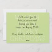 写真カスタマイズMerry Christmas Cardの追加 シーズンカード (裏面)