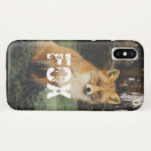 写真カスタムかわいいキツネ動物かわいい自然シック Case-Mate iPhoneケース (裏面(横))