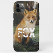写真カスタムかわいいキツネ動物かわいい自然シック Case-Mate iPhoneケース (裏面)