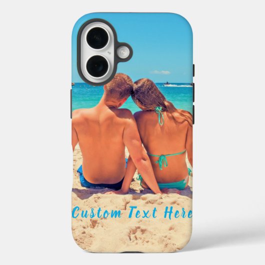 写真カスタムとお気に入りの文字iPhoneケース Case-Mate iPhoneケース (裏面)