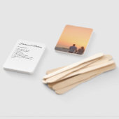 写真カスタムとスクリプトのカップルのおもしろい事実結婚の ハンドファン (組立なし)