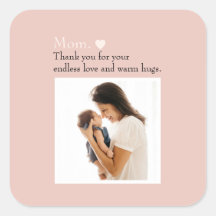 写真カスタムとハート付き母のデイエプロン