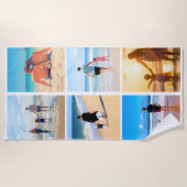 写真カスタムとビーチタオル ビーチタオル (正面)