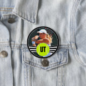 写真カスタムとプレーヤーのイニシャル/文字ボタンのピン 缶バッジ (インサイチュ)