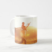 写真カスタムと一緒にパーソナライズされたコーヒーのマグカップ コーヒーマグカップ (正面左)