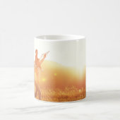 写真カスタムと一緒にパーソナライズされたコーヒーのマグカップ コーヒーマグカップ (中央)