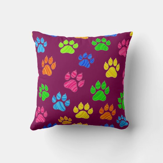 写真カスタムと名前の猫好きギフト付き枕 クッション (裏面)