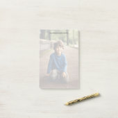 写真カスタムと名前 ポストイット (デスク上)