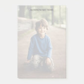 写真カスタムと名前 ポストイット (正面)