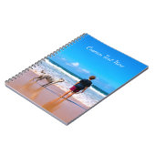 写真カスタムと文字が入ったフォトノートブック ノートブック (左側)