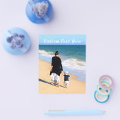 写真カスタムと文字が入ったフォトフライヤー チラシ (シングル)