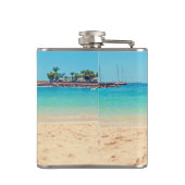 写真カスタムと文字が入ったフォトフラスコ フラスク (裏面)