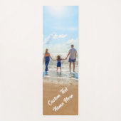 写真カスタムと文字が入ったフォトヨガマット ヨガマット (正面)