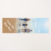 写真カスタムと文字が入ったフォトヨガマット ヨガマット (正面(横))