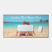 写真カスタムと文字のデスクパーソナライズされたマット デスクマット (キーボード&マウス)